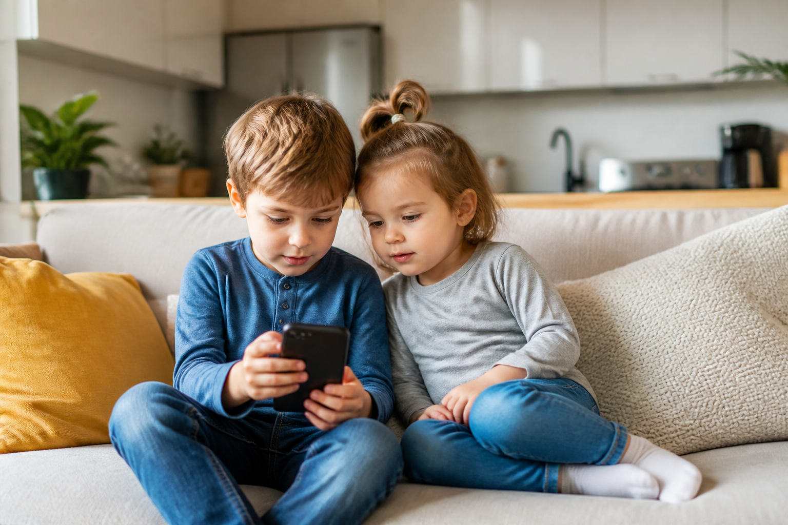 Can a top children german language iphone app work for two kids on one device?