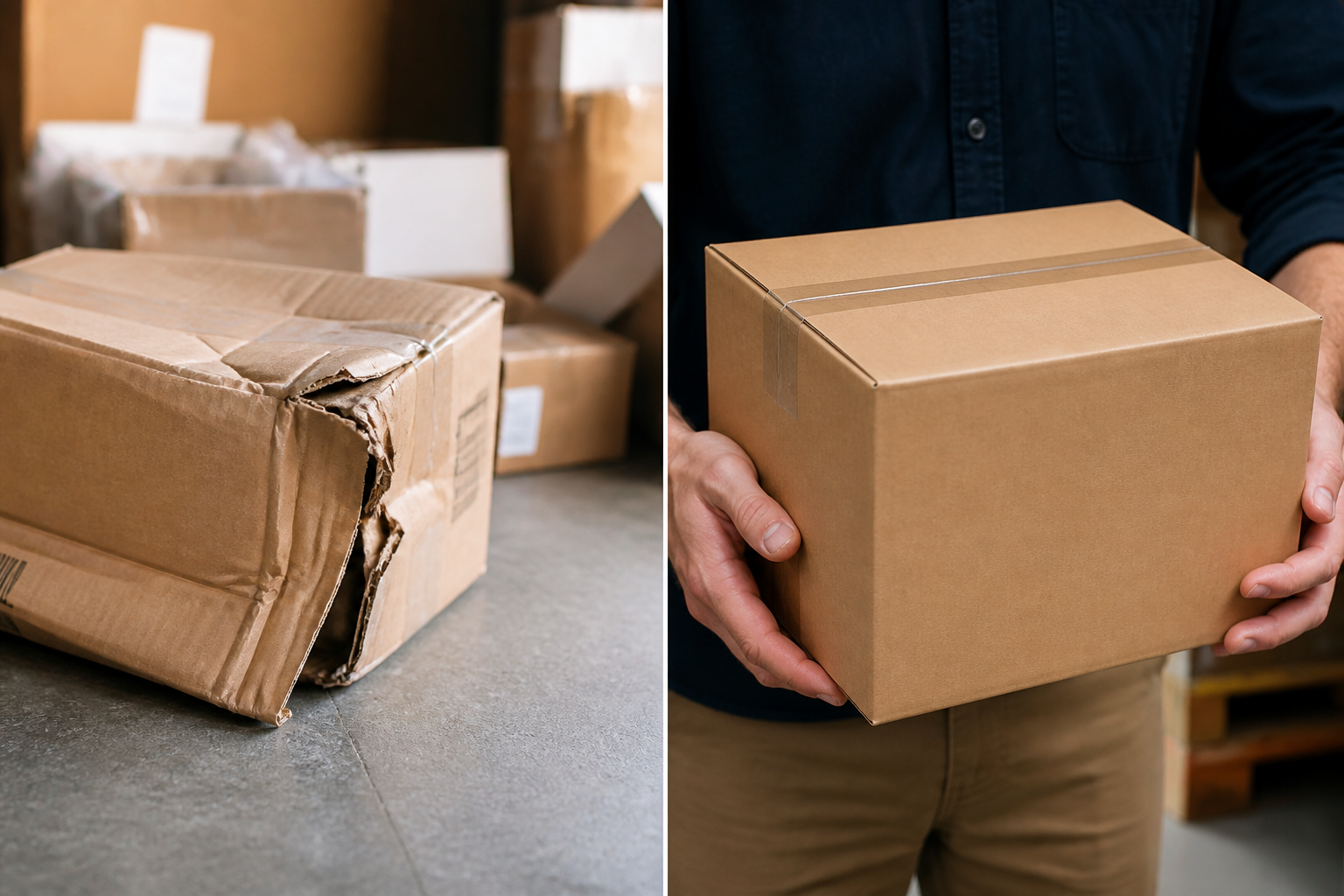 How to spot a weak cardboard box before it fails during transit