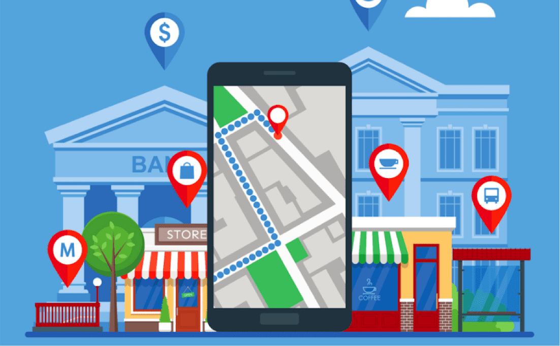 Google local business listing links