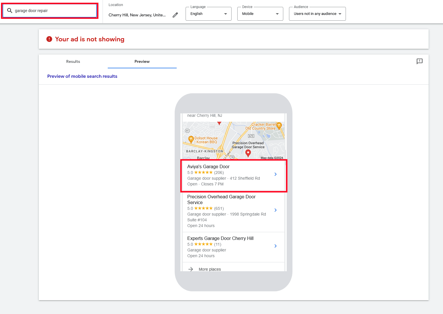 How Profit Labs Achieved #1 on Google Maps for a Garage Door Repair