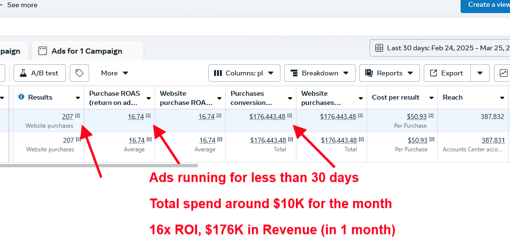 Case Study: 16x ROAS on Meta/Instagram in Under 30 Days