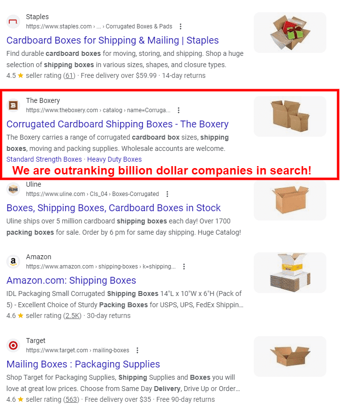 Case Study: How an Ecommerce Company Outranked Billion-Dollar Companies